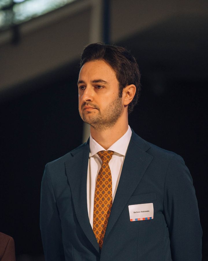 Erhält den Jahrespreis der Rechtswissenschaftlichen Fakultät: Stefano Statunato.